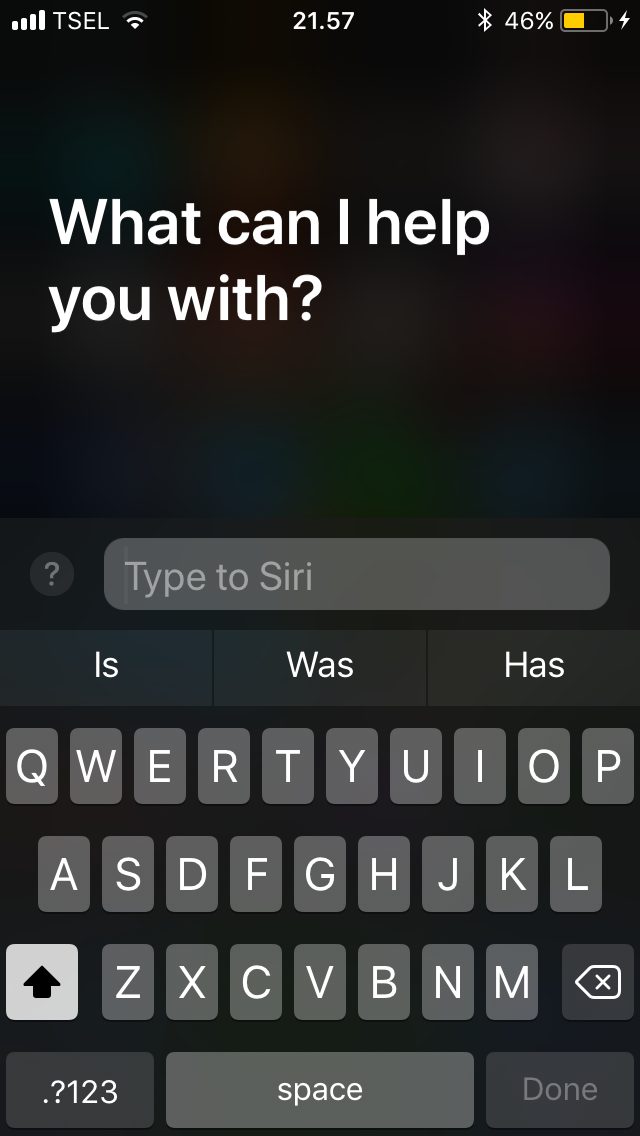 how to enable type to Siri in iOS 11